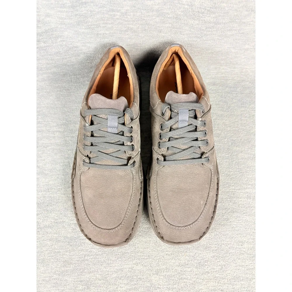 Josef Seibel Liam Shoes Mens 9 Gray Asphalt Borneo Grey Leather Comfort EU 42